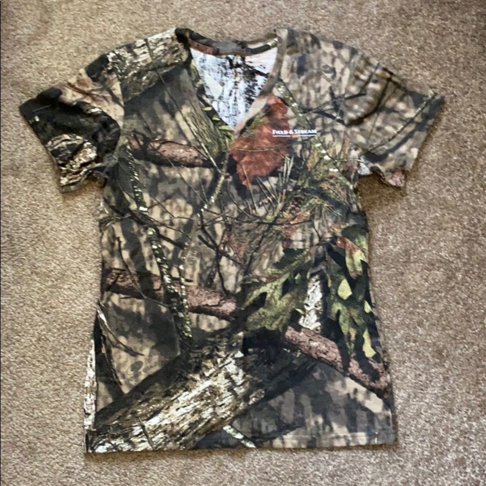 Camouflage women’s short sleeve shirt